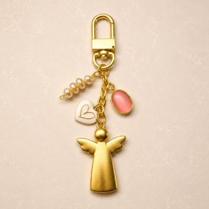Pearly Engeltje - Melek Muted Gold charm