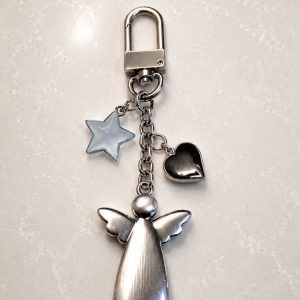 Zilveren engeltje - Melek Aura Platinum charm