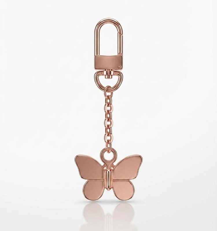 Vlinder – Kelebek Blush Lumiére charm